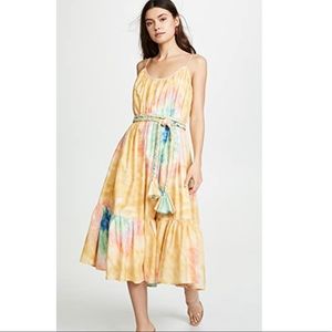Rhode Resort Tie Dye midi dress xs